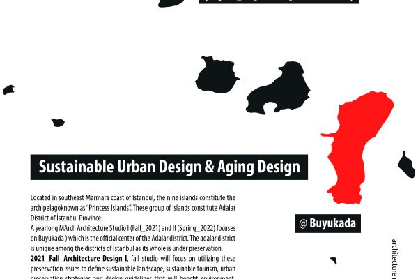 2021-2022 Academic Year Architectural Design I & II: “Sustainable Urban Design & Aging Design @Büyükada”